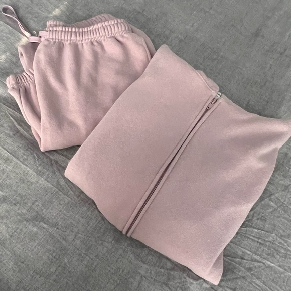 ☀️ American Apparel Reflex Blush Hoodie & Jogger Set – Cozy & Stylish - Picture 2 of 9